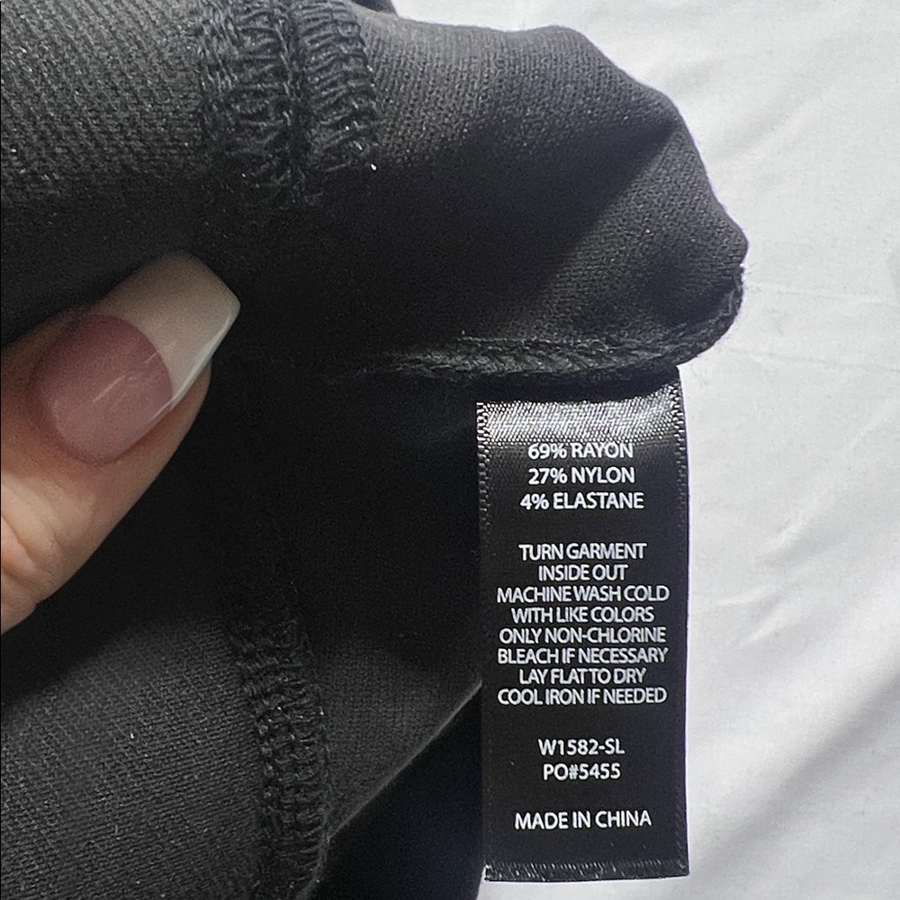 NWOT Betabrand Dress/Yoga Pants Workwear Utility Cargo Carpenter Black size S - Picture 5 of 9